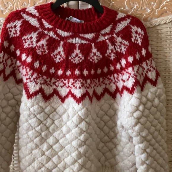 Zara Jacquard Sweater EUC - Picture 5 of 13